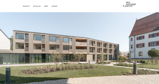 Screenshot der Website Lanz Schwager